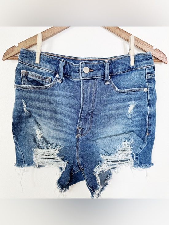 Good American Pants - Good American Classic Denim Shorts - Blue 4/27